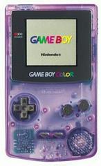 Nintendo Game Boy Color (GBC) Atomic Purple Console (with Worm Light attachment) [Loose Game/System/Item]